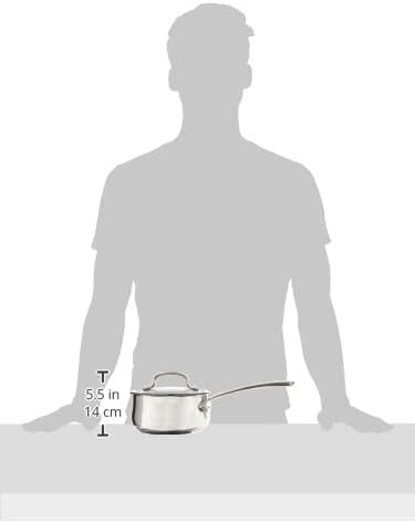 Cuisinart 419-14 Contour Stainless 1-Quart Saucepan with Cover