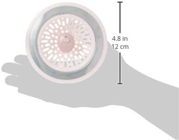 Joie Piggy Kitchen Sink Strainer Basket, Fits All Standard Sinks, Stainless Steel, Cute Garbage Disposal Drain Cover, 4.5-Inch, Pink Pig