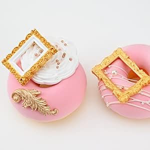 Sakolla Photo Frame Silicone Mold - 3 Pack Picture Fondant Candy Chocolate Molds Cake Decorating, Sugar, Gum Paste, Chocolate, Cookies, Resin, Polymer Clay - Pink