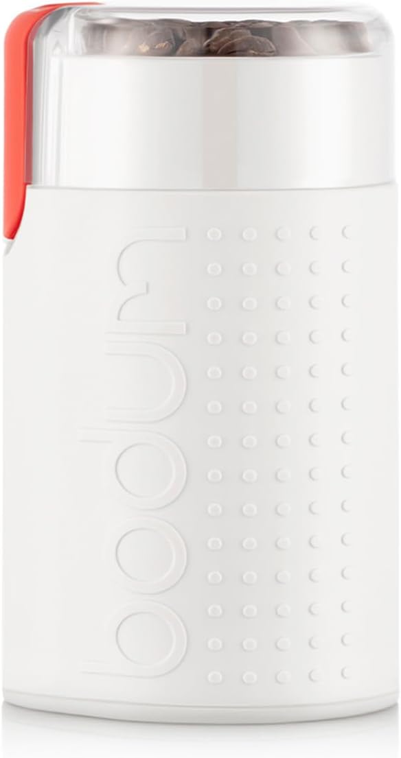 Bodum Bistro Electric Blade Coffee Grinder, White