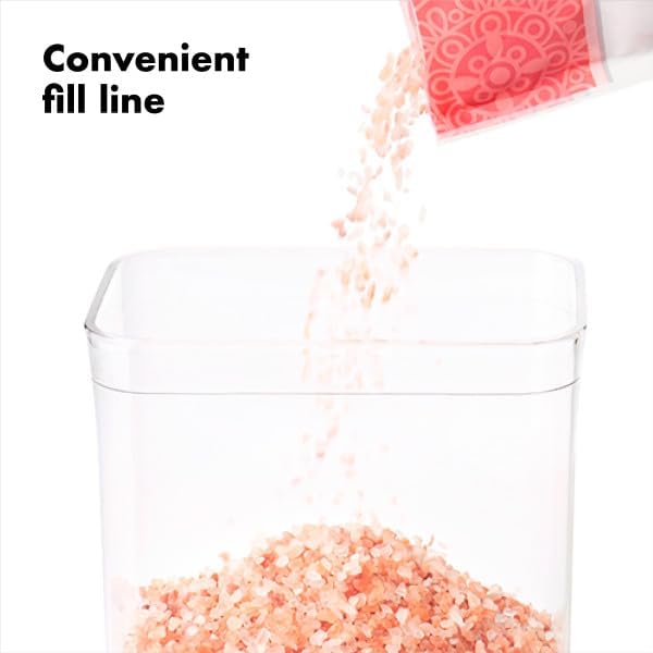 OXO Good Grips POP Container - Airtight Food Storage - Big Square Short 2.8 Qt Ideal for 5 lbs of sugar, cookies or crackers