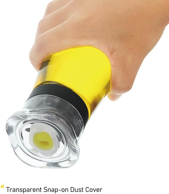 Glass Olive Oil and Vinegar Dispenser Bottles Set for Kitchen Cooking with Silicone Dual Pouring Spout, Soy Sauce Dispenser with Dust-proof Lid - Set of 2 (White, 8 oz)