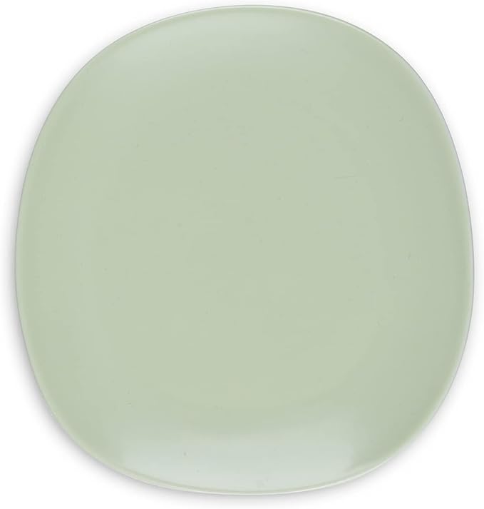 Stone lain Delilah Salad Plate 6-Piece Dish Set, Porcelain, Lime Green