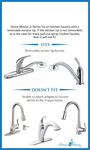 Home Master TMJRF2 Jr F2 Multi-Stage Countertop Water Filter System, 500 gallon Replaceable, Filters Fluoride Chlorine Chemicals Pesticides and more up to 93%