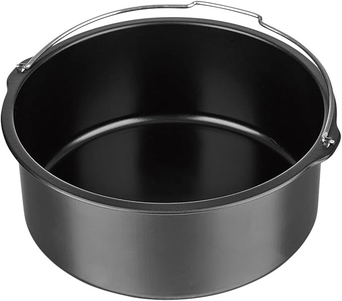 Baking Pan for Pressure Cookers, Air Fryers and Ovens- For 3 QT to 5QT Pressure Cookers & 3 QT 5.3QT Air Fryers.Fits InstantPot COSORI Ninja Foodi Gowise Philips NuWave Power Farberware & more