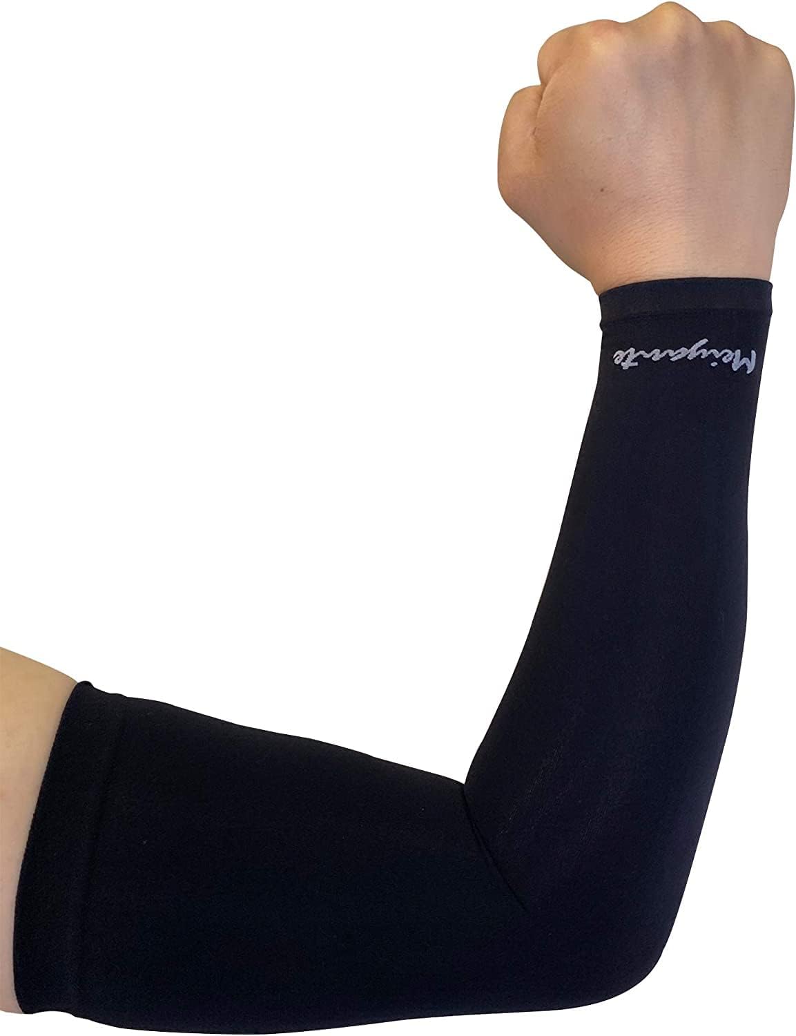 Arm Sleeves for Men Women Work 1 Pair UV Sun Protection UPF Long Sleeves Tattoo Cover Up Sleeves to Cover Arm Sleeves Cooling