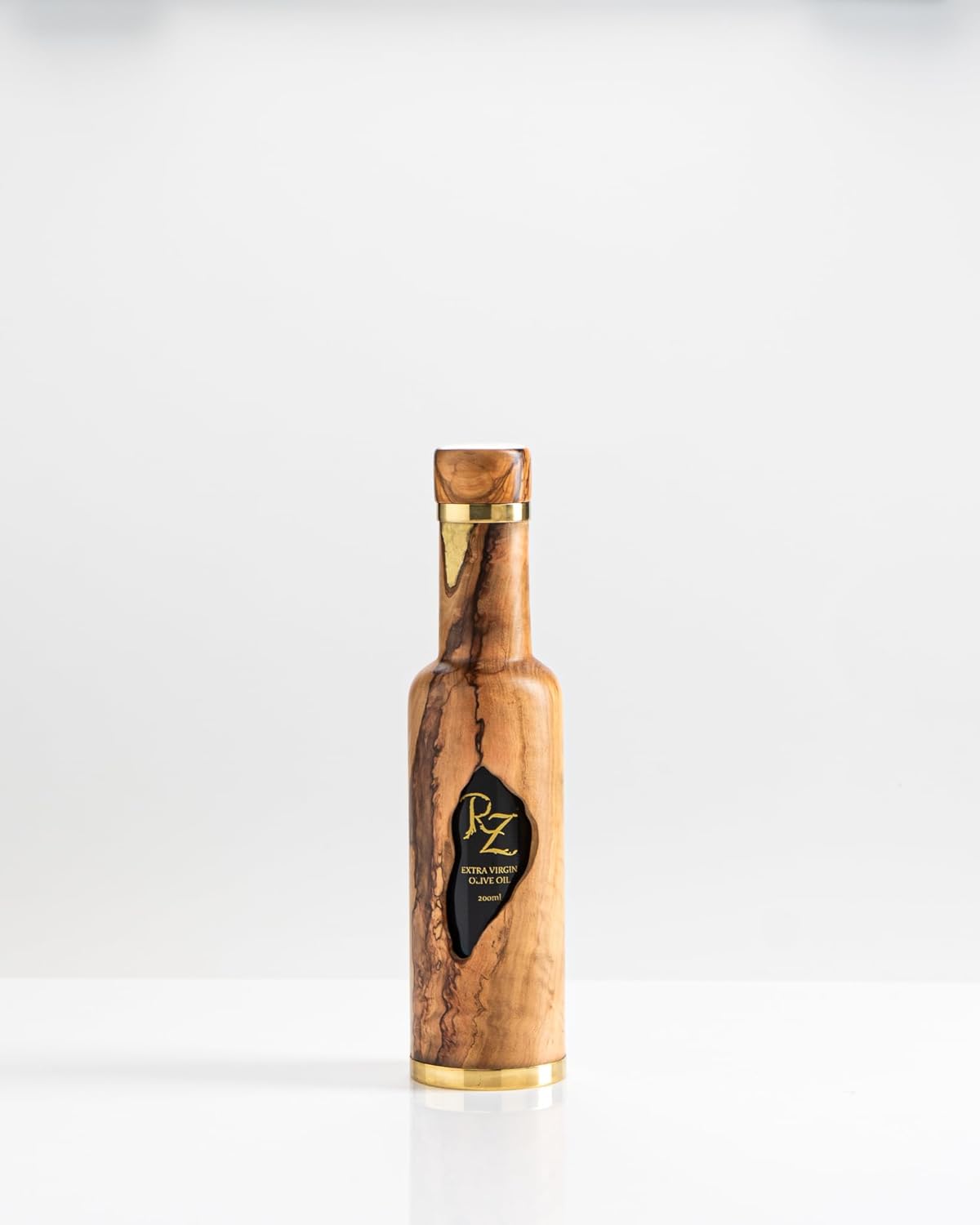 Olive wood bottle - Tree Hollow Design - 200ml