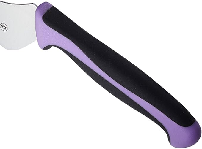 Mercer Culinary Millennia Colors Bread Knife, 9-Inch Offset Wavy Edge, Purple