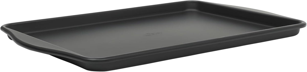 Oster Teston 18 x 13 Inch Nonstick Carbon Steel Cookie Baking Sheet - Matte Black