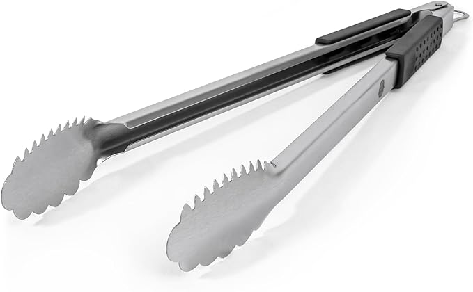 Grill Tongs 20-Inch Very Long Extra Heavy Duty for Grilling and Barbecue Heat Resistant Hand Grips Stainless Steel for BBQ Outdoor Kitchen and Cooking Hot Grilled Food