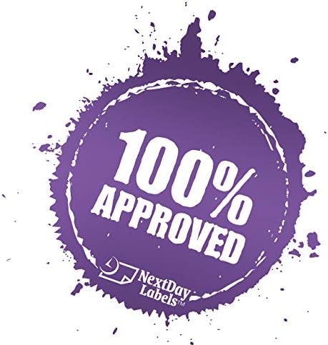 NextDayLabels 500 Rectangle Stickers (3" x 5") - Color Coding Labels Roll - Moving Labels for Boxes, Colored Inventory Stickers for Packing, Organizing, and Storage - Made in USA - Fluorescent Purple