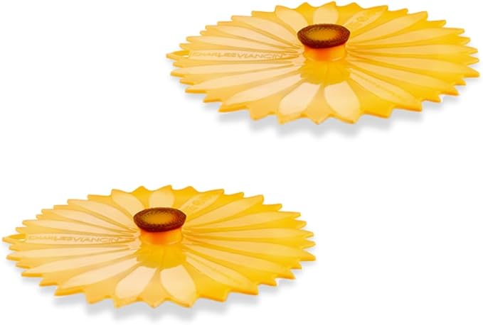 Charles Viancin Sunflower Drink Cover Set/2