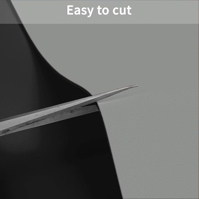 Table Protector Pad for Dining Room Table - Can Be Used On Both Sides Waterproof and Easy to Clean Good Flatness Used for Dining Table(Black+Gray 46x96)