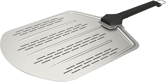 Witt 14"/36CM Perforated Pizza Peel – Ultra Thin Aluminum Peel for Retrieving Pizzas from The Pizza Oven with Ease