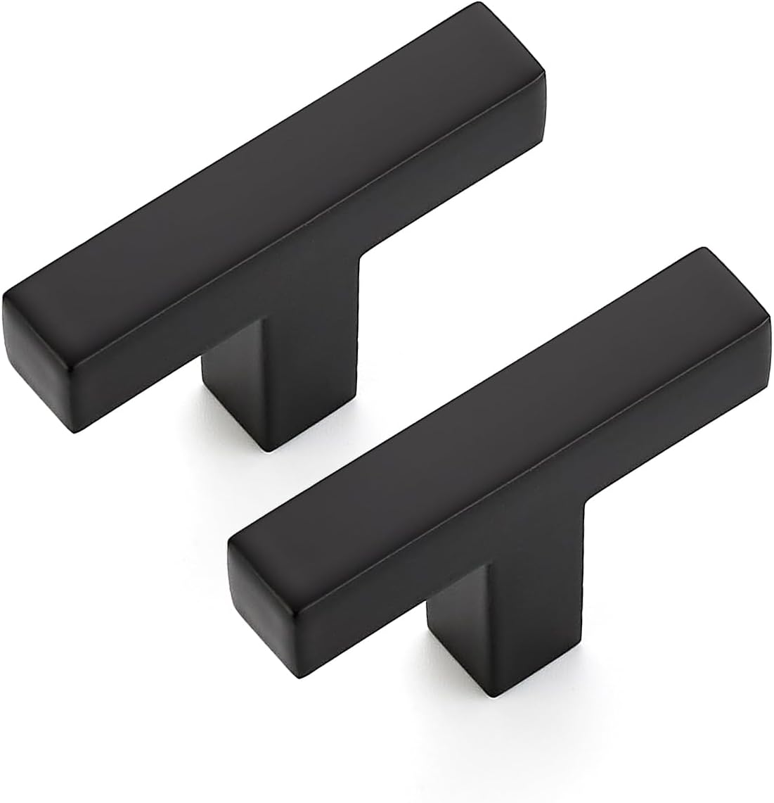 Ravinte 20 Pack Solid Single Hole Slim Square Bar Drawer Handles Kitchen Cabinet Handles Black Drawer Pulls Kitchen Cabinet Hardware Kitchen Handles Matte Black Cabinet Pulls