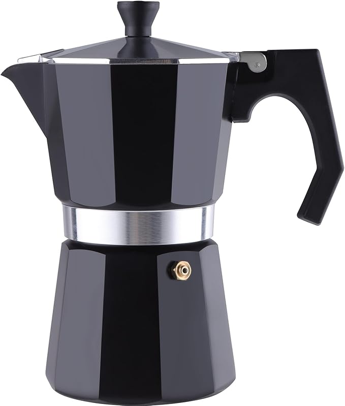 wedrink Stovetop Espresso Maker Aluminum Moka Pot 6 Cups Cuban Coffee Maker Stovetop Coffee Maker Moka Italian Espresso