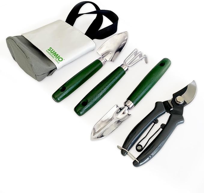 SUMIO Mini Garden Tool kit, Desk Indoor Plant Tool Set, Portable Garden Tool Set, Succulent Tools Kit, Office Planting