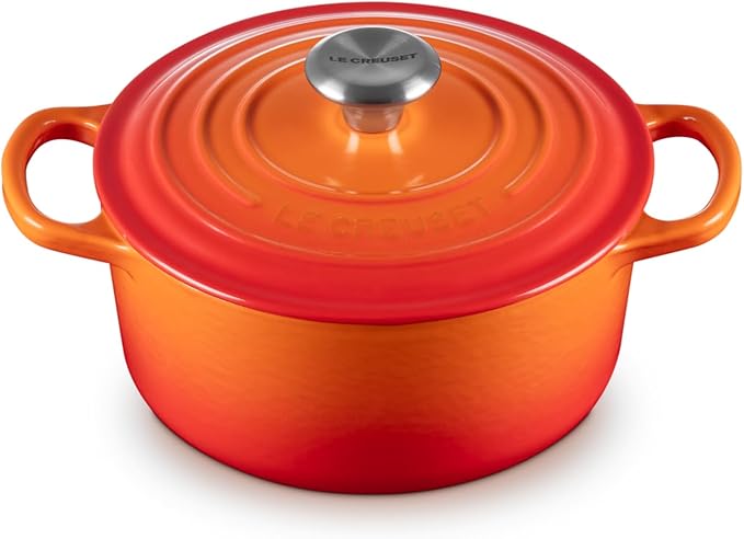 Le Creuset Enameled Cast Iron Signature Round Dutch Oven, 2 qt., Flame