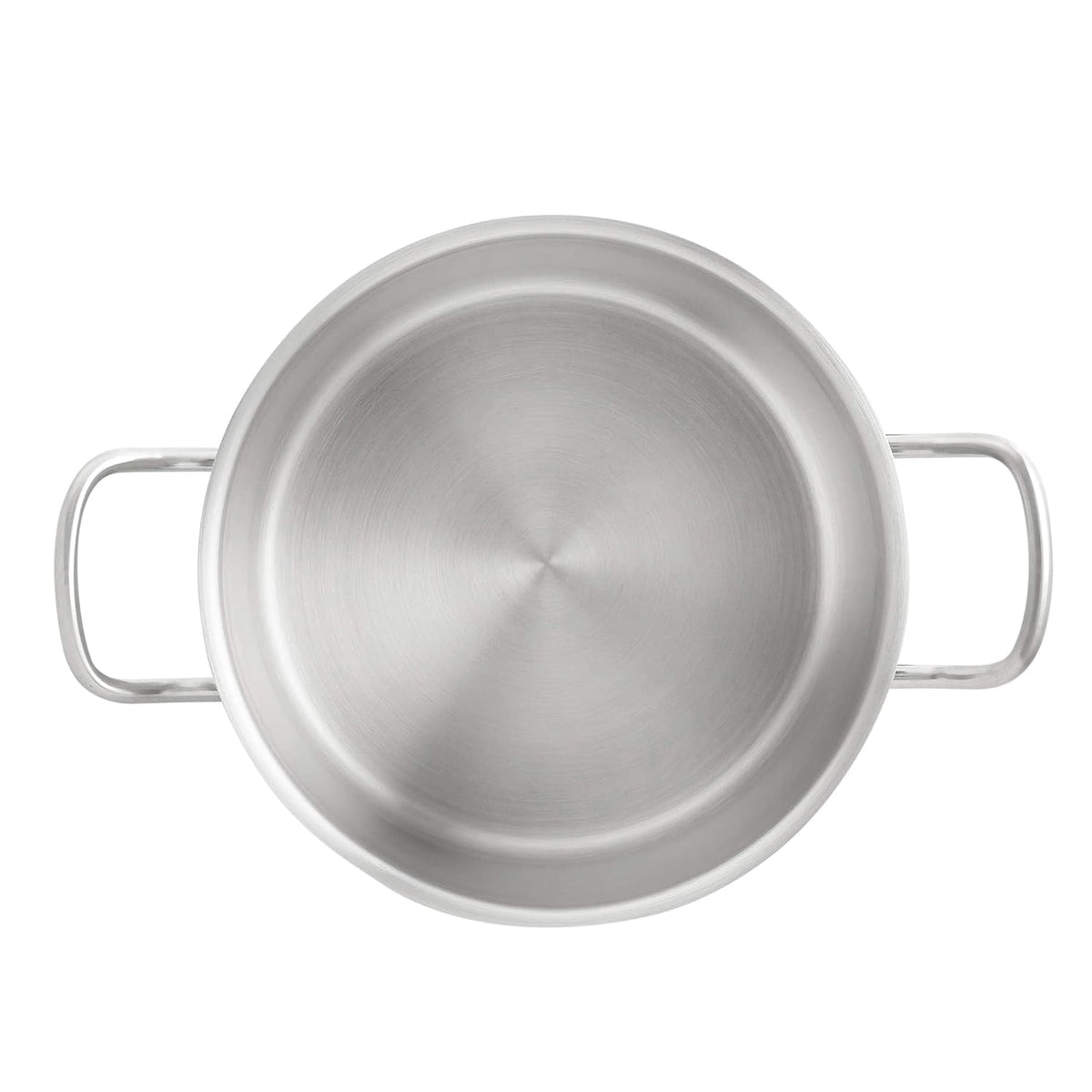 Amazon Basics 12 quarts Stainless Steel Aluminum-Clad Stock Pot with Cover (Previously AmazonCommercial brand)