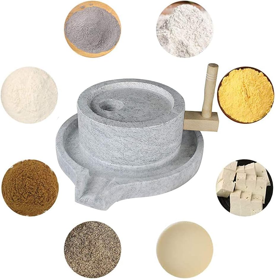 Natural Granite Handmade Stone Mill/Grinder (Small)