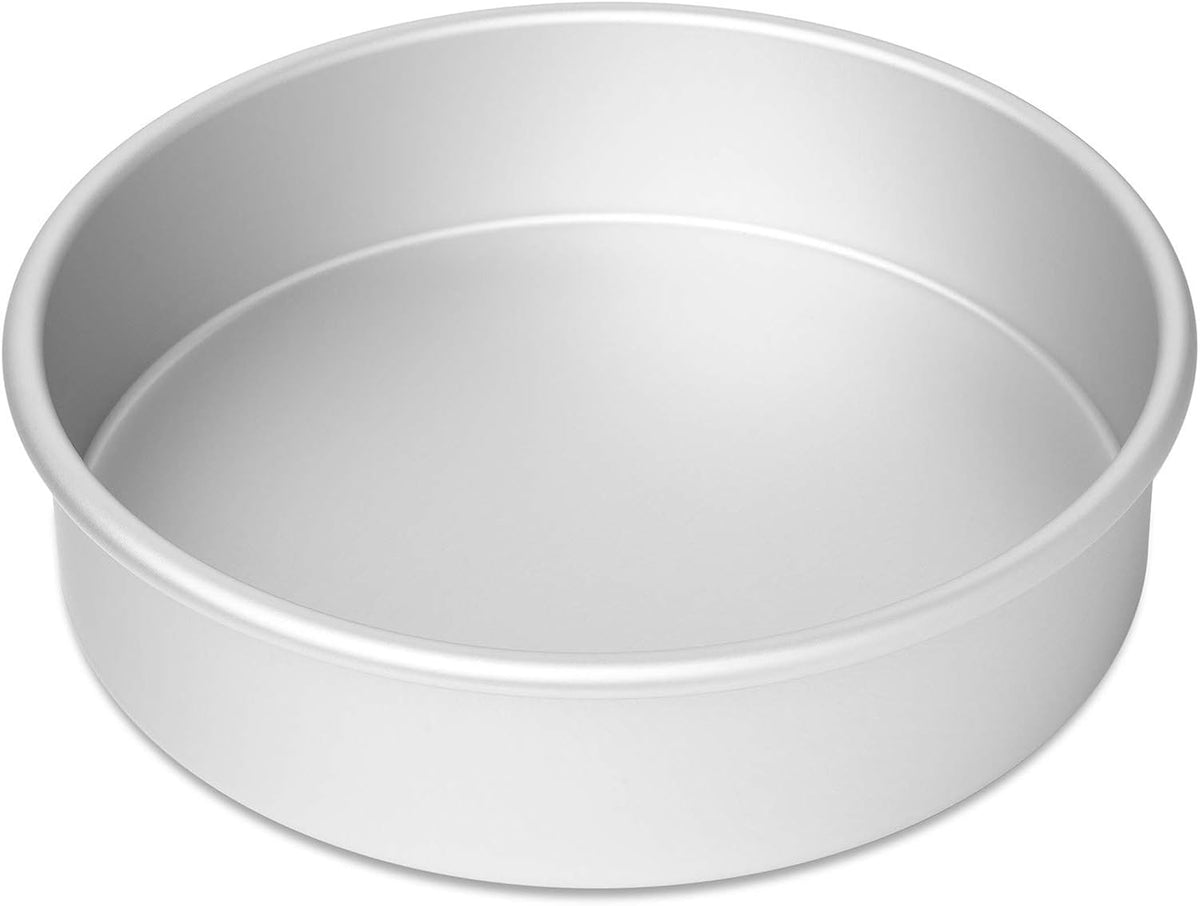 LAST CONFECTION 2-Piece Round Cake Pan Set - 8" x 2" Deep Aluminum Pans