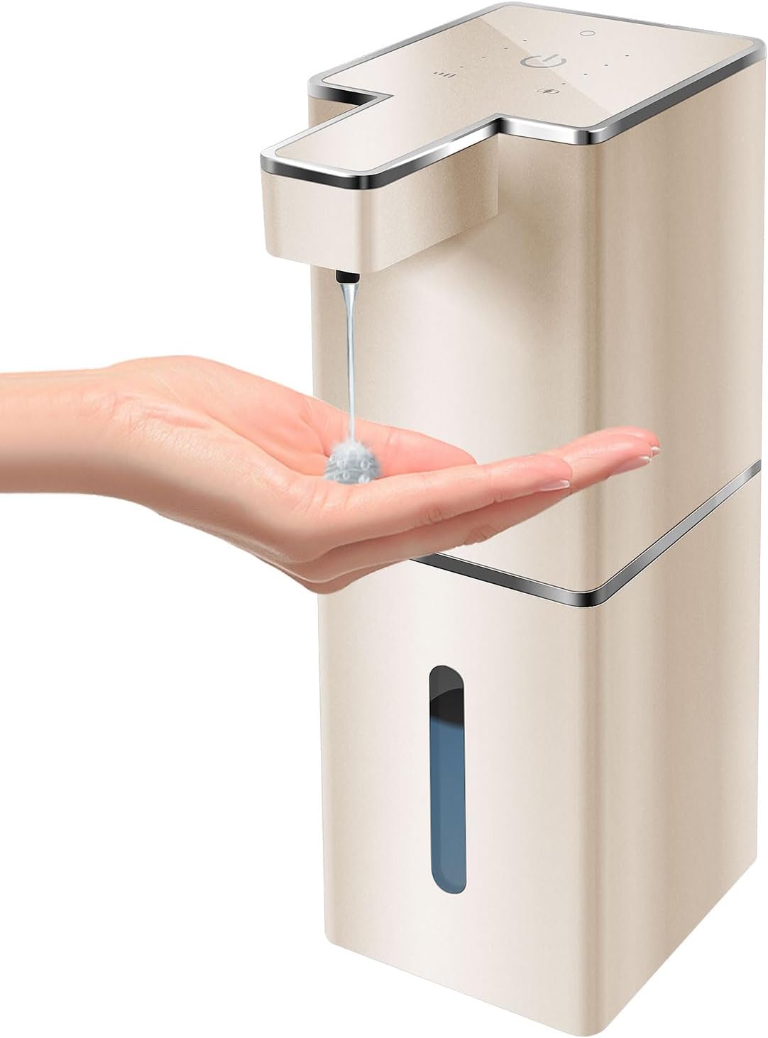 Automatic Liquid Soap Dispenser Touchless Soap Dispenser 380ml/12.8oz Rechargeable, Wall Mounted,4 Levels Adjustable Auto Soap Pump for Bathroom Kitchen Dish Soap