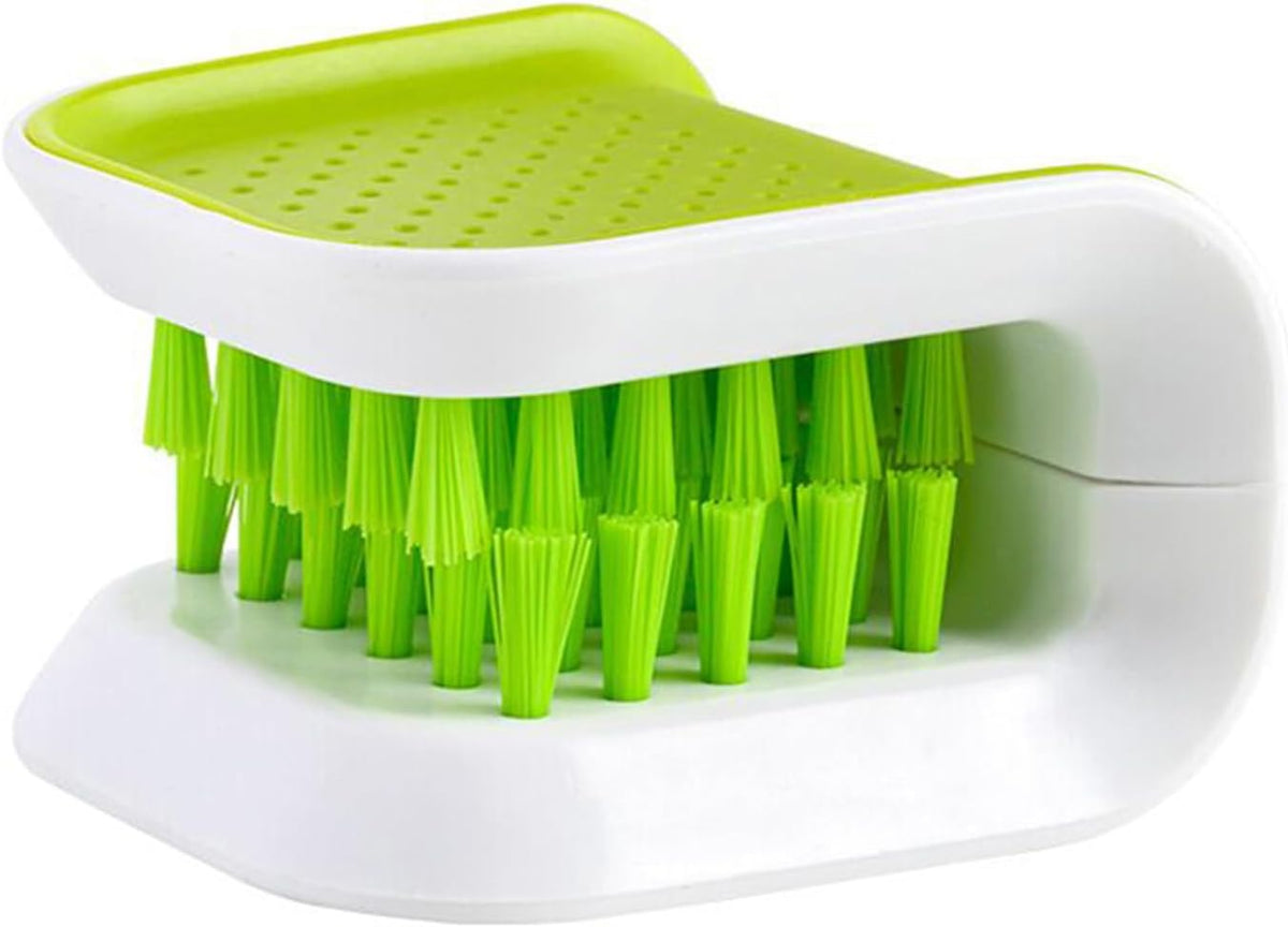 Blade Knife Cleaner Kitchen Washing Brush Chopsticks Cutlery Cleaning Brush Double-Sided Scrubber Multifunctional Knife Sponge