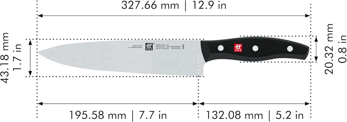 ZWILLING Twin Signature 2-Piece Razor-Sharp German Knife Set, Made in Company-Owned German Factory with Special Formula Steel perfected for almost 300 Years, Dishwasher Safe