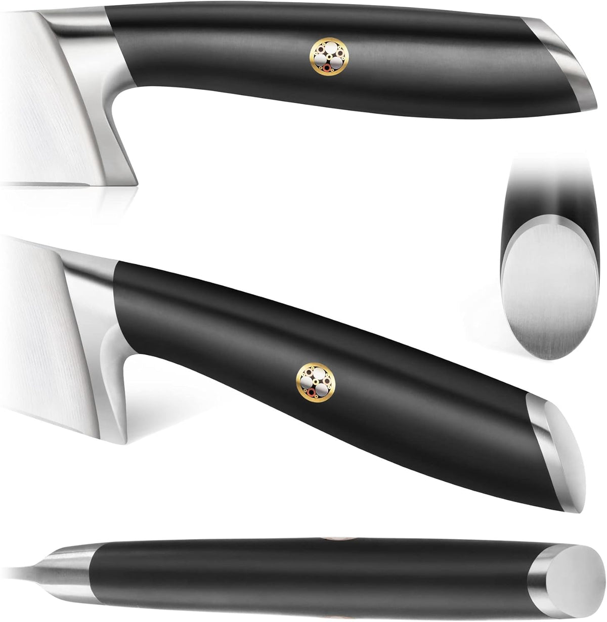 Cangshan L Series 10-Piece Knife Block Set, Forged German Steel, Black, 1027440