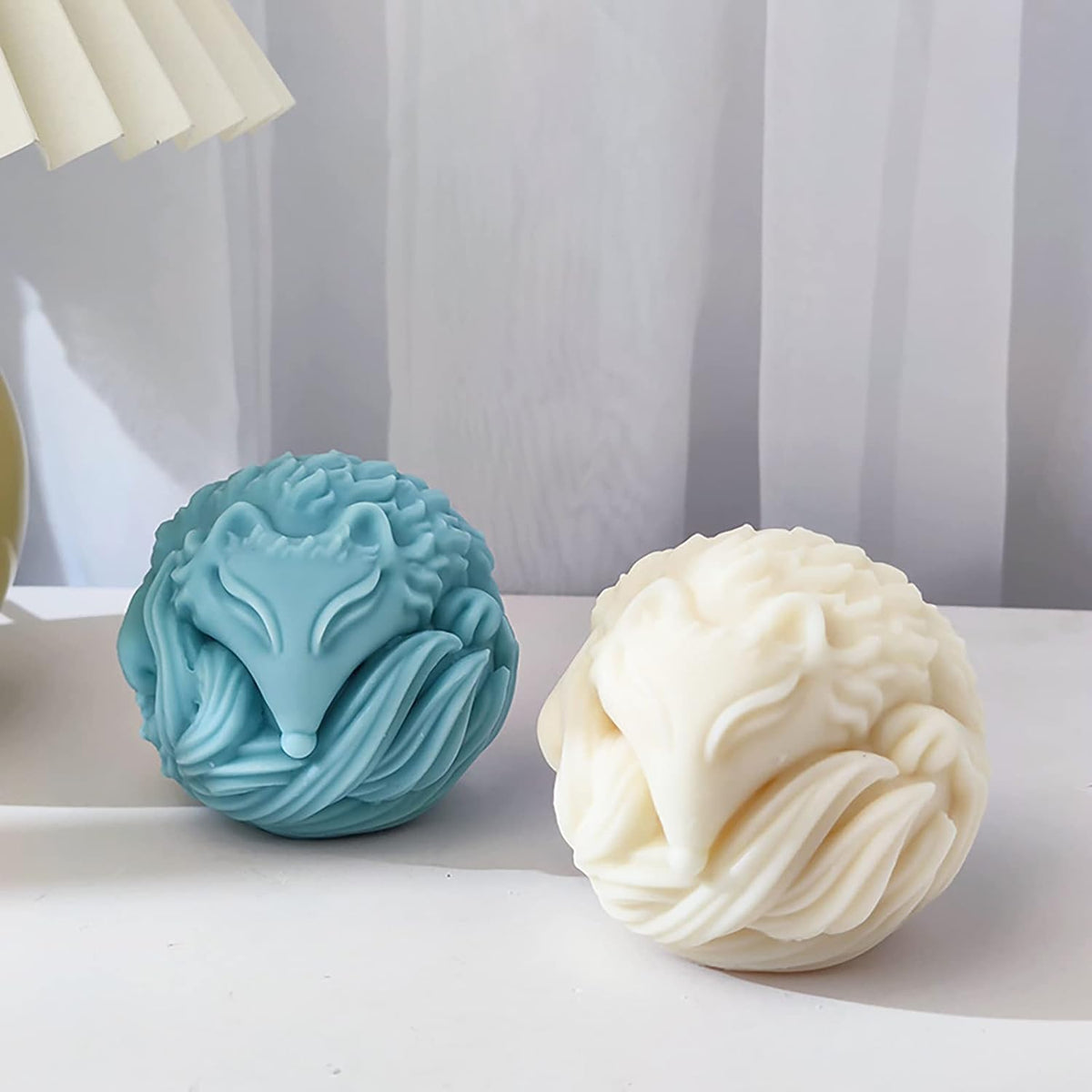 Fox Fox Candle Animal Wolf 3D Animal Candle Silicone Mold for Resin Cake Resin Making Molds Candle Making Molds Craft Supplies Jewelry Casting Mold