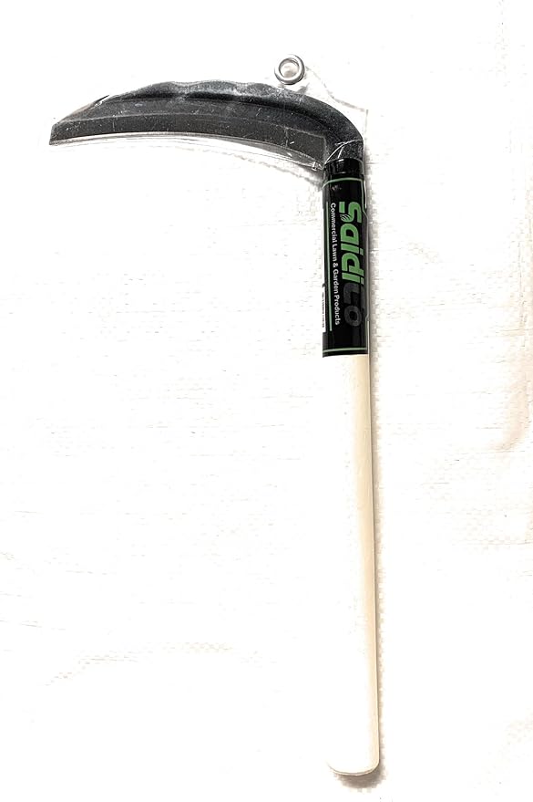 SaidiCo Japanese Style Weeding Grass Sickle with Forged 165mm/6.5" Blade