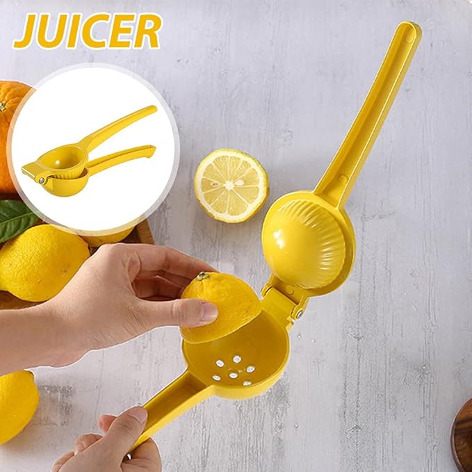 Aluminum Manual Juicer Hand Lemon Lime Juice Press Squeezer Fruit Extractor Home