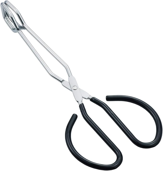 10-Inch Kitchen Scissor Tongs Stainless Steel Scissor Cooking Tongs