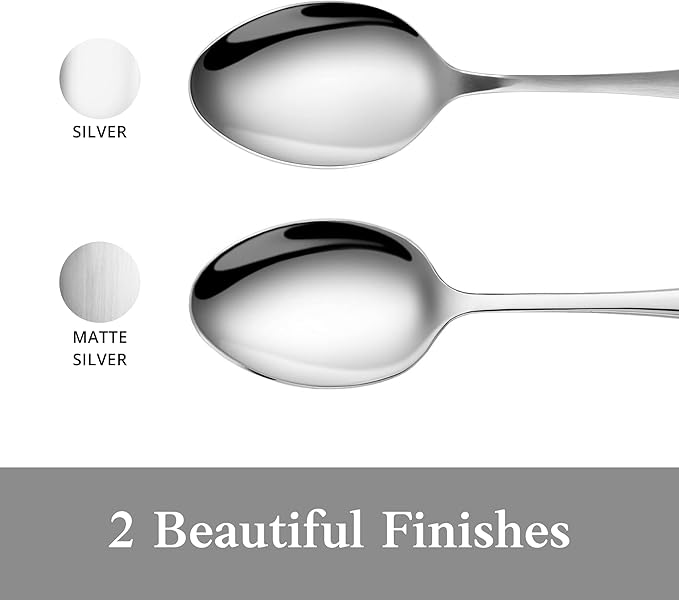 Artaste Rain 18/10 Stainless Steel (Matte, Teaspoon (12-Piece))