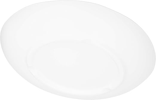 Carlisle FoodService Products Ridge Reusable Plastic Plate Dinner Plate for Home and Restaurant, Melamine, 10.5 Inches, Marble, (Pack of 12)