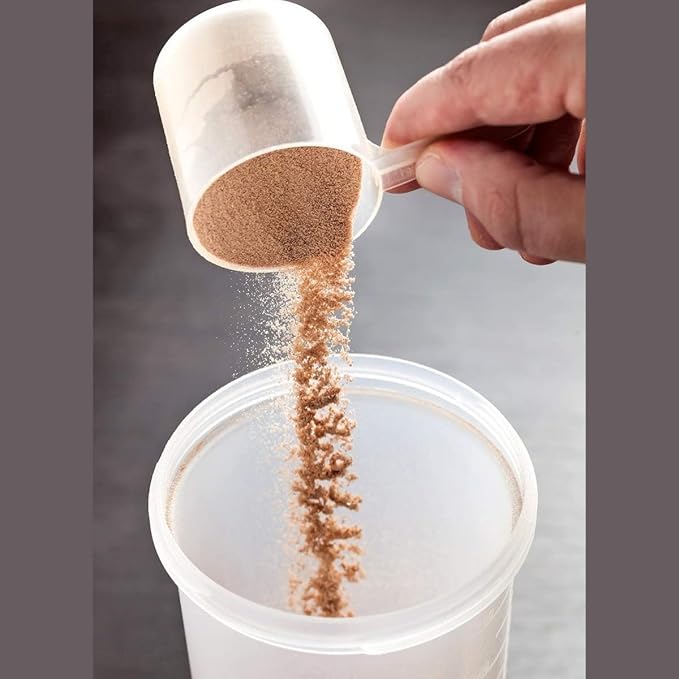 Plastic Measuring Scoop, 4 Tablespoon (67 cc | 67 mL) Long Handle Spoons for Powders, Granules, Coffee, Pet Food, Baking Supplies, Protein and Other Dry Goods, BPA Free (Set of 1)