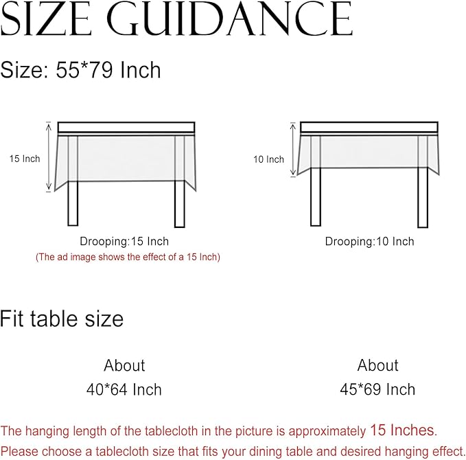 ISAENNE Designer Floral Linen Table Cloth for Rectangle Table,French Off White Elegant Tablecloth,Washable Home Decor Tablecloths for Dining Thanksgiving Kitchen Christmas,55"*79"-Grace B