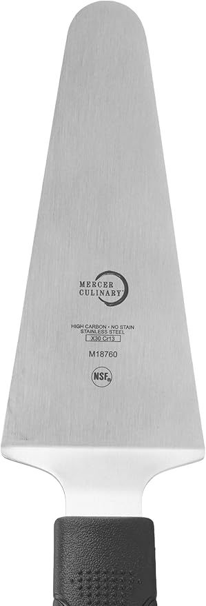 Mercer Culinary Millennia Pie Knife/Server, 5-Inch x 2-Inch Blade, Black Handle