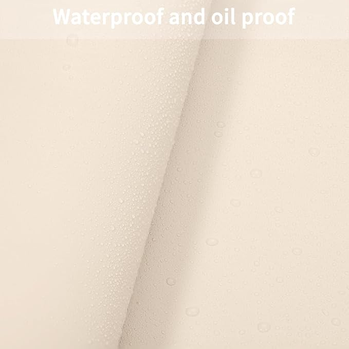 Table Pad Protector for Dining Room Table - Can Be Used On Both Sides Waterproof and Easy to Clean Good Flatness Used for Dining Table(Off White+Light Gray 54x72)