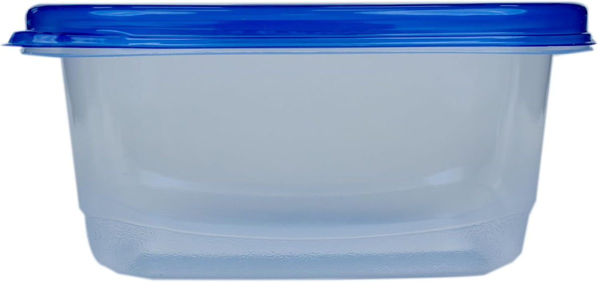 Glad GladWare Soup & Salad Food Storage Containers - Medium Rectangle - Meal Container Holds up to 24 Ounces of Food - Lock Tight Seal, 5 Count