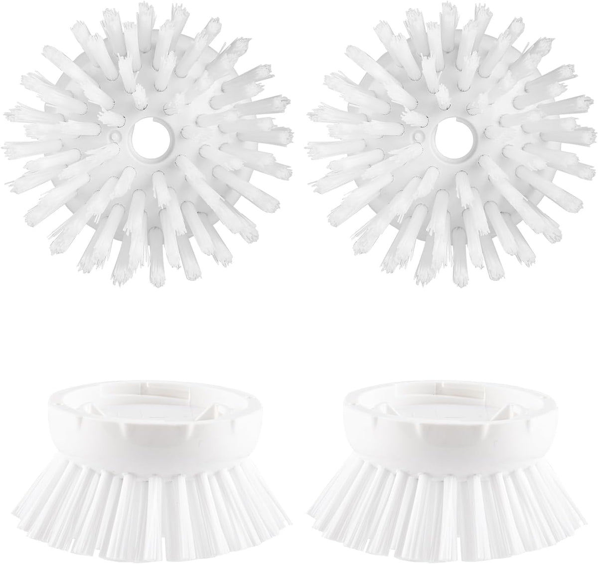 4 Pack Soap Dispensing Palm Brush Refills, Palm Brush Replacement Head, Palm Brush Refill Head, Palm Brush Refill for OXO Good Grips Soap Dispensing Palm Brush