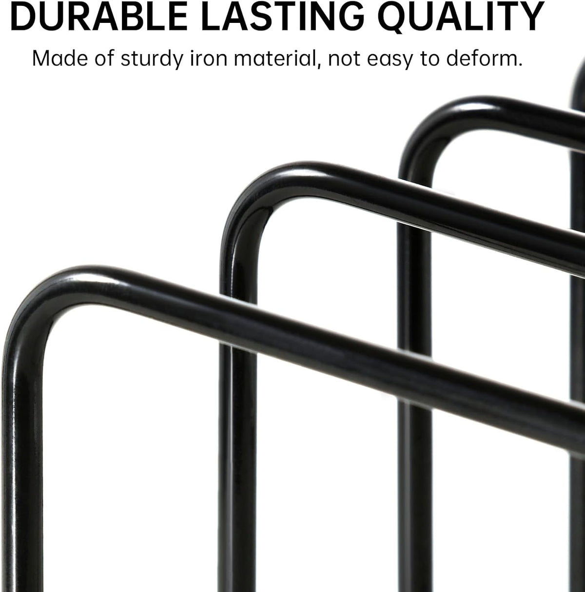 Cutting Board Organizer(1 Pc),Kitchen Cabinet Dividers for baking sheets,Bakeware Holder with 5 Slots,Space Saving,for used to Baking Tray and Chopping Storage