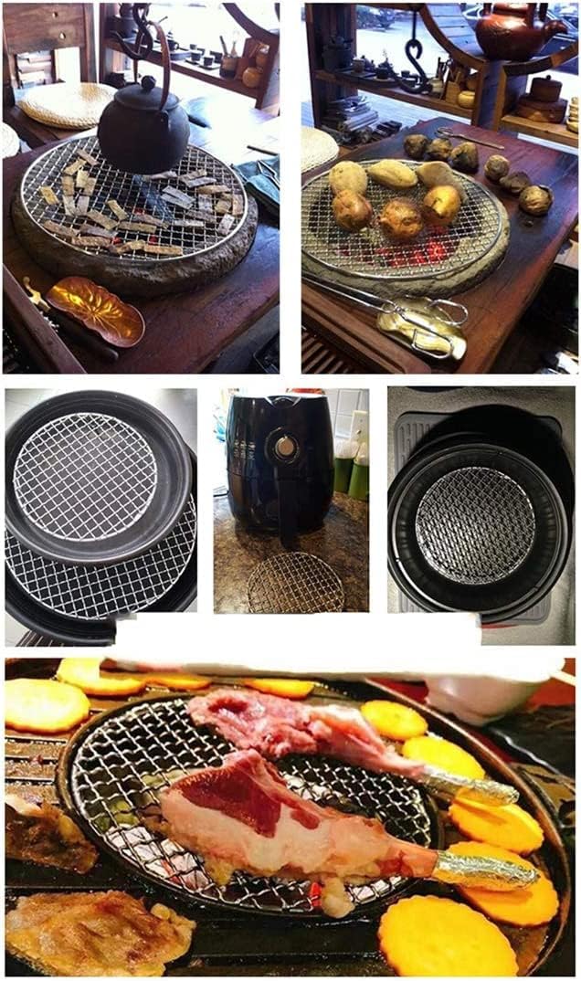 8.3" Round Cooling Rack Baking 304 Stainless Steel Versatile Steaming Grilling Fit Air Fryer,Cake Pan, Oven