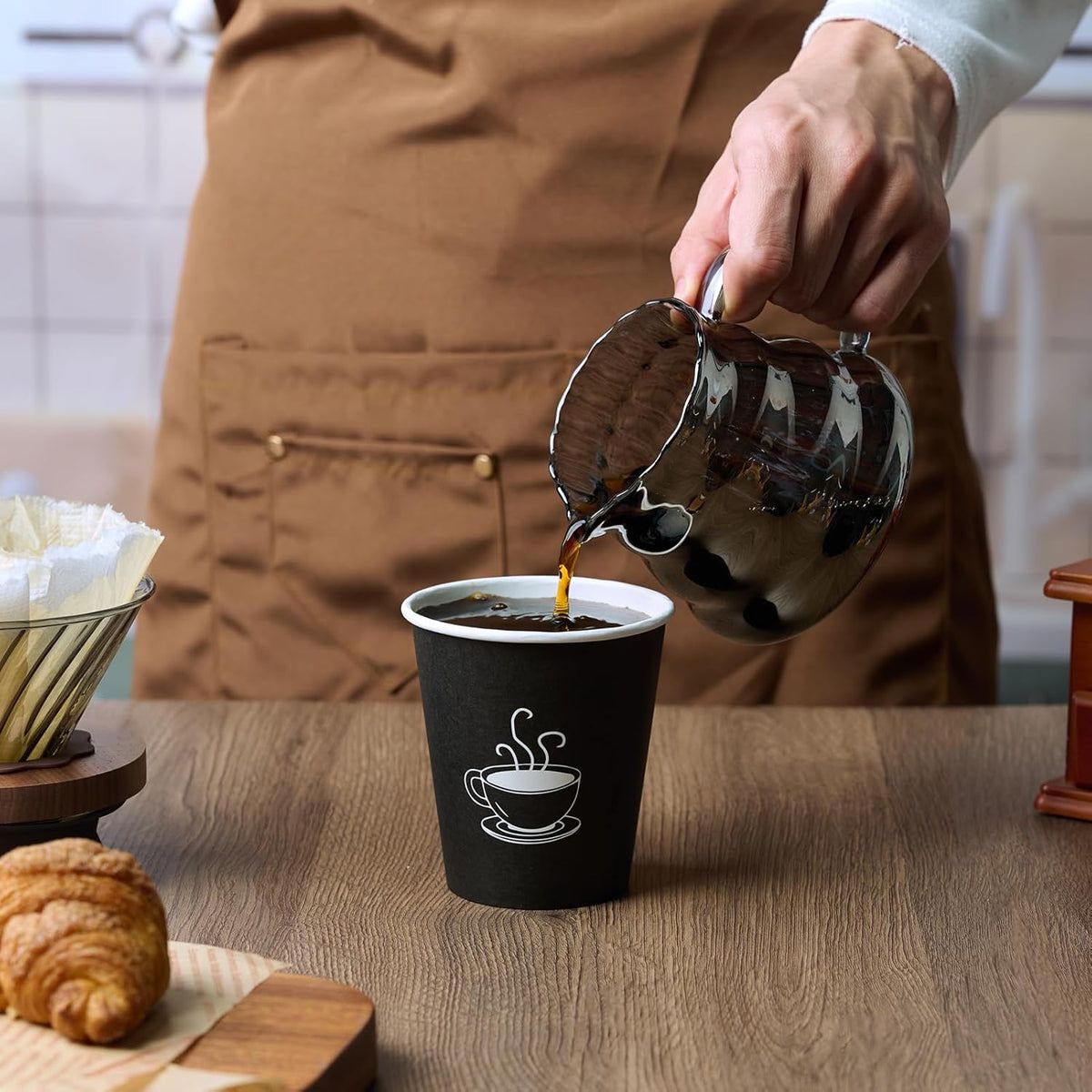 10 oz Paper Cups, 270 Count, Disposable Coffee Cups for Water, Juice or Tea, Perfect for Office Parties or Events
