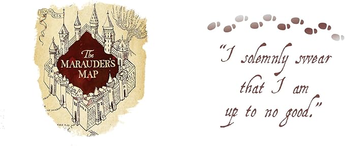 Tervis Harry Potter The Marauder's Map Made in USA Double Walled Insulated Tumbler Travel Cup Keeps Drinks Cold & Hot, 16oz Mug, Classic