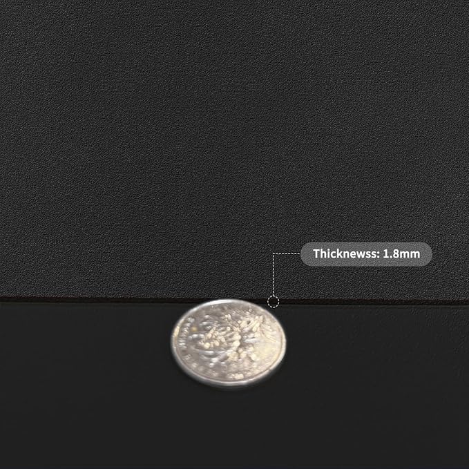 Dresser Mat - 20x40 Inch Waterproof Easy to Clean Can Conceal Flaws Protector The Table Top from Scratches Used for Coffee Table Dresser(Black+Black 20x40)