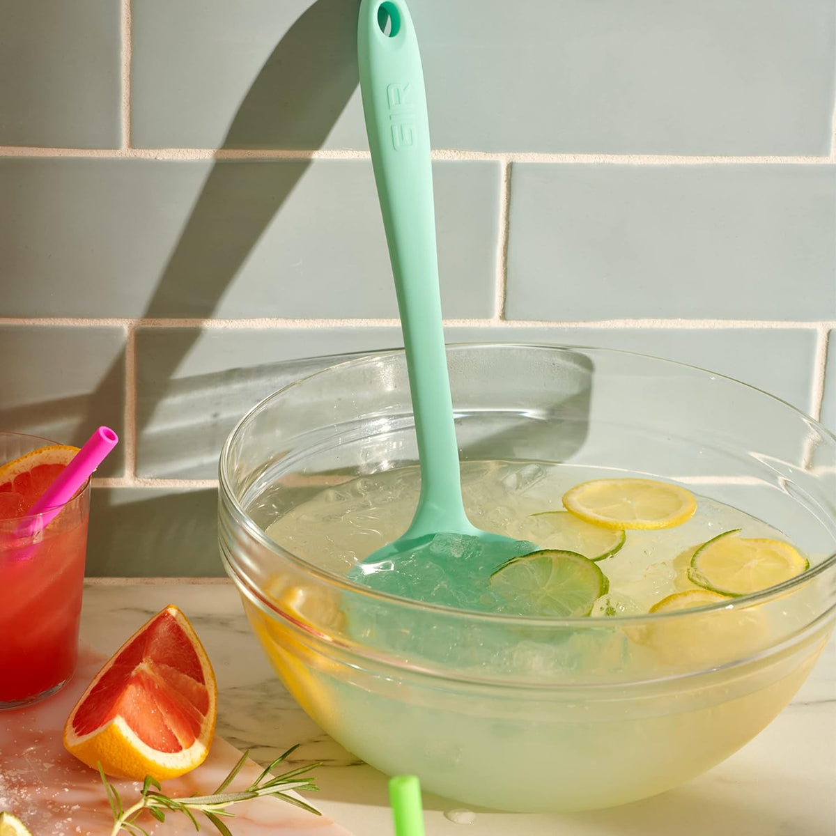 GIR: Get It Right Silicone Ladle Spoon –High Heat Resistant Kitchen Tool, Durable Cooking Utensil for Serving Soups, Stews, Sauces, and Dressings, Ultimate - 13IN - Slate