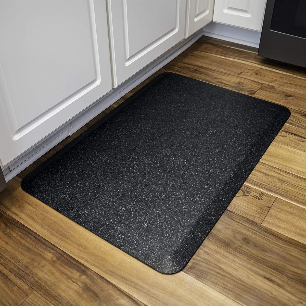 WellnessMats Granite Collection Anti-Fatigue Floor Mat, Polyurethane – Ergonomic Support Pad for Home, Kitchen, Garage, Office Standing Desk – Water Resistant - Made in USA
