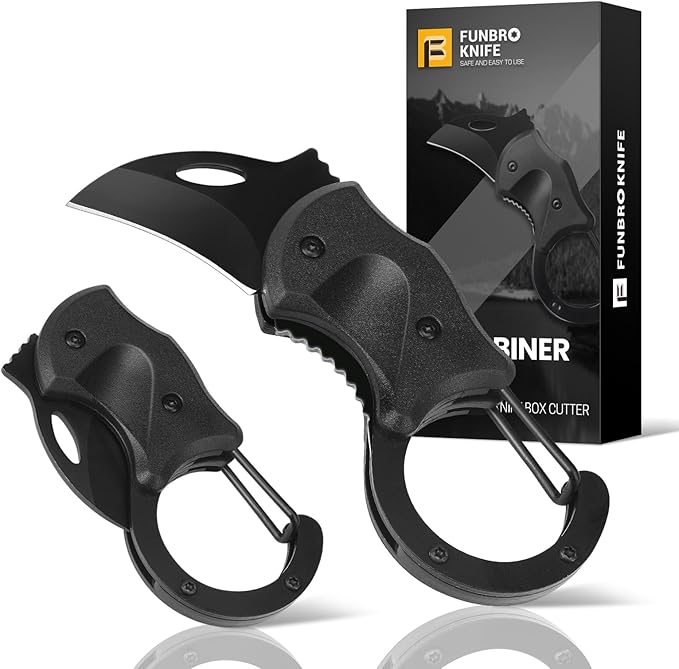Small Pocket Knife Gift for Men, Keychain Box Cutter with 1.34inch Blade, Mini Folding Knives EDC Gadgets for Everyday Carry, Stocking Stuffers Gift for Adults Men Him
