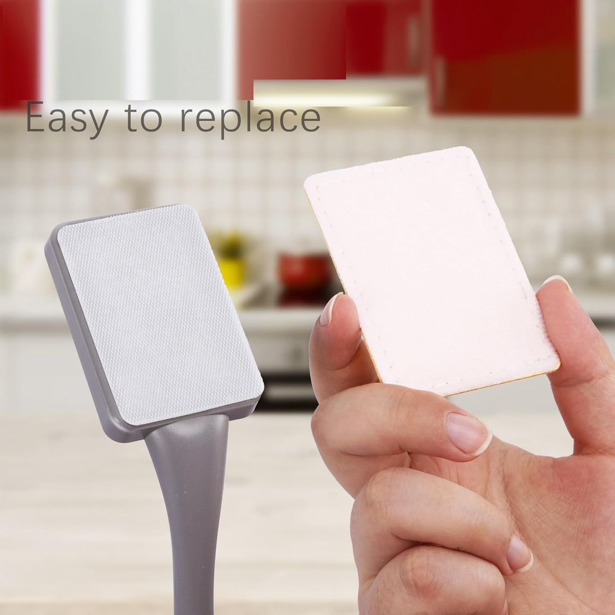 ARCLIBER Dish Brush Refill 5 Pcs Sponge Refills Fits Hook and Loop Handles
